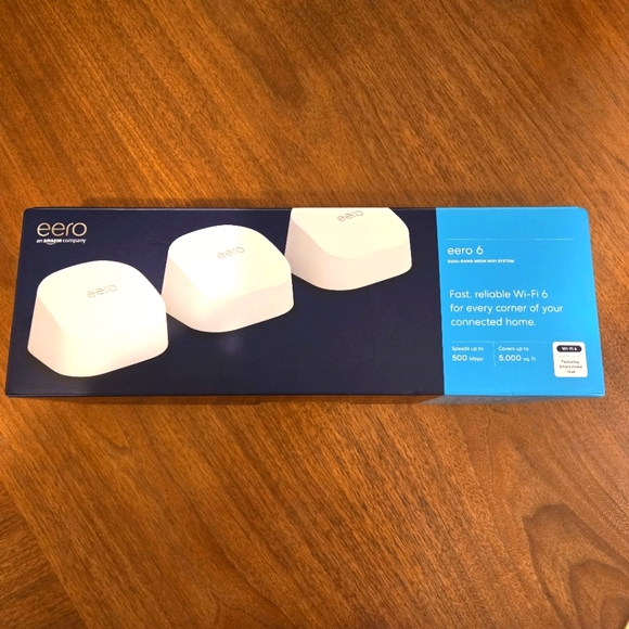 eero 6 Dual Bands Mesh WiFi System, 5000 Sq. Ft., Up To 500 Mbps - Picture 3 of 10
